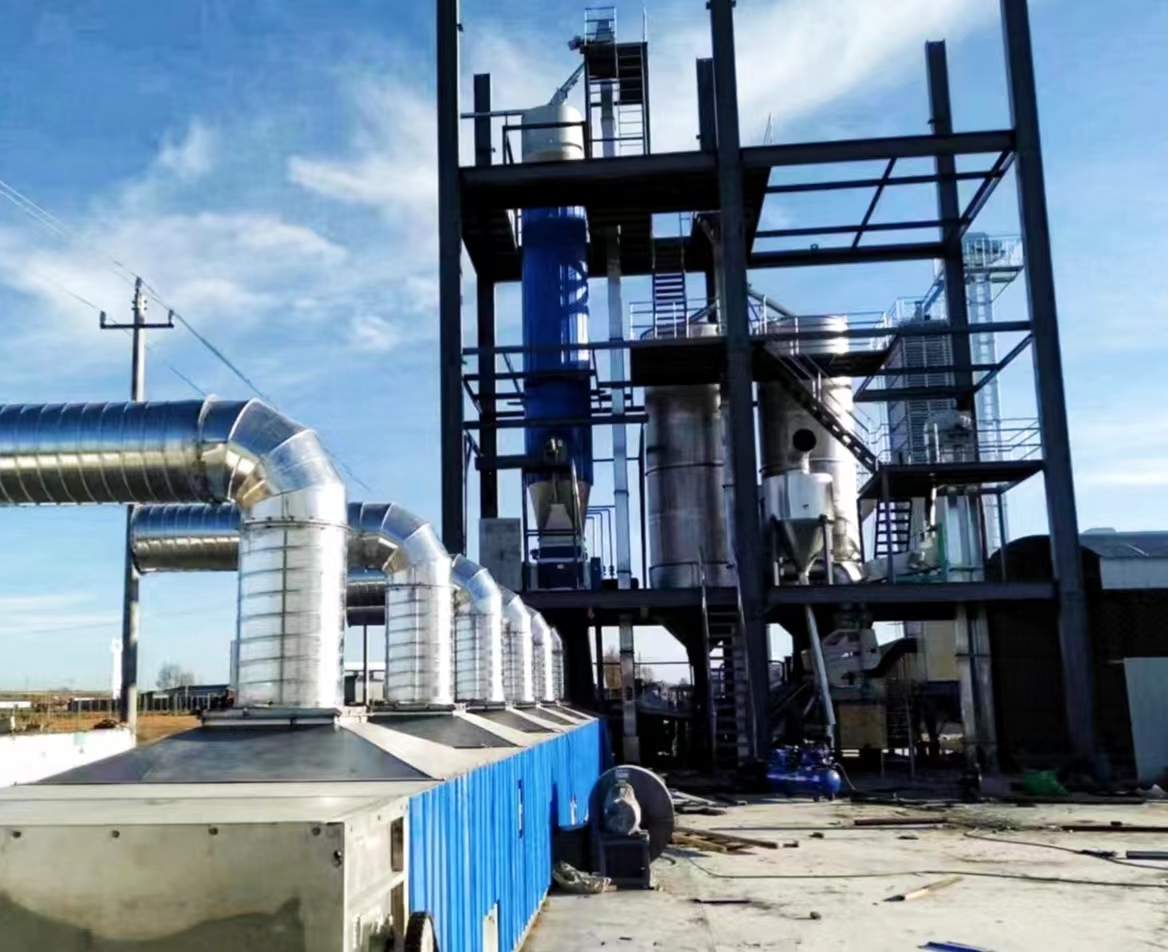 日產(chǎn)120噸蒸汽玉米壓片機組 廣富機械有限公司制造